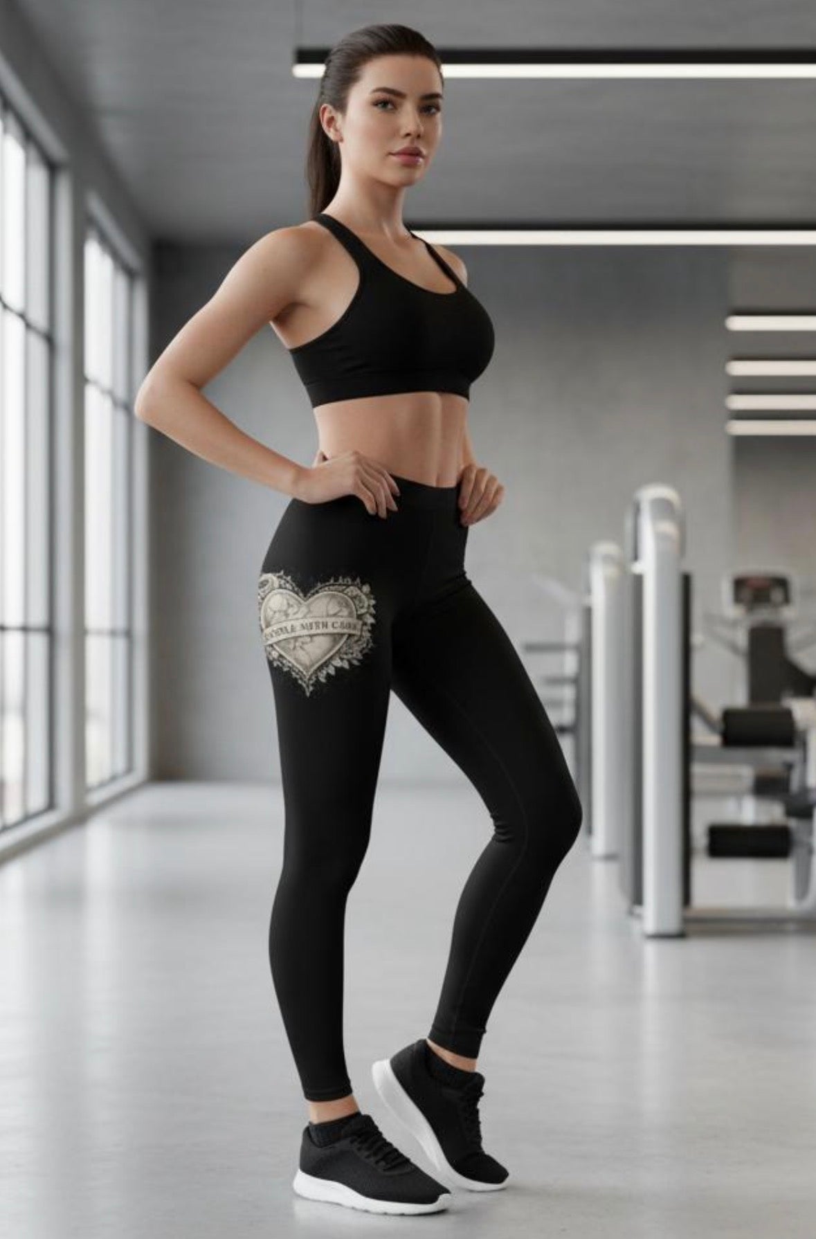 ‚Handle with Care‘ Leggins | High Waist