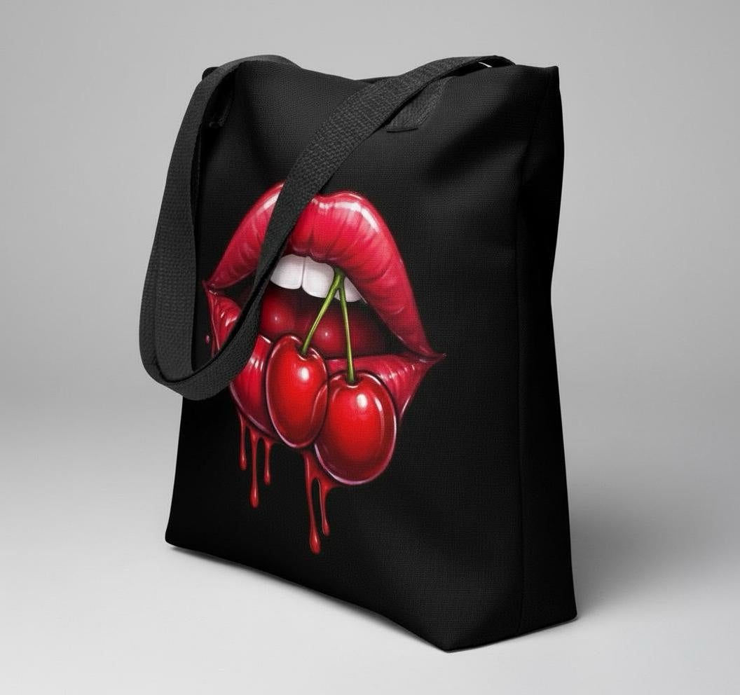 Cherry Lips | Tote Bag | Stofftasche
