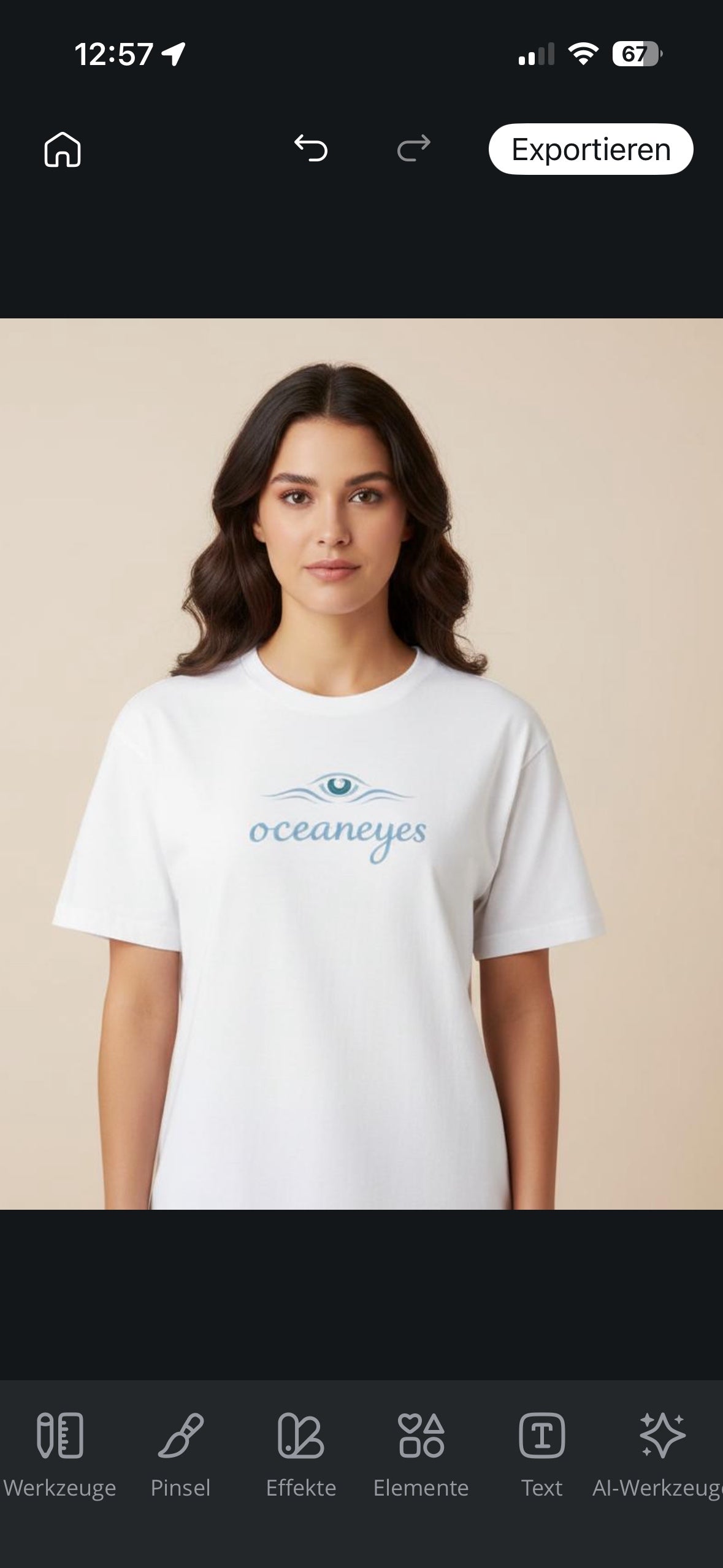 Ocean Eyes Shirt – Calm Power| White Edition