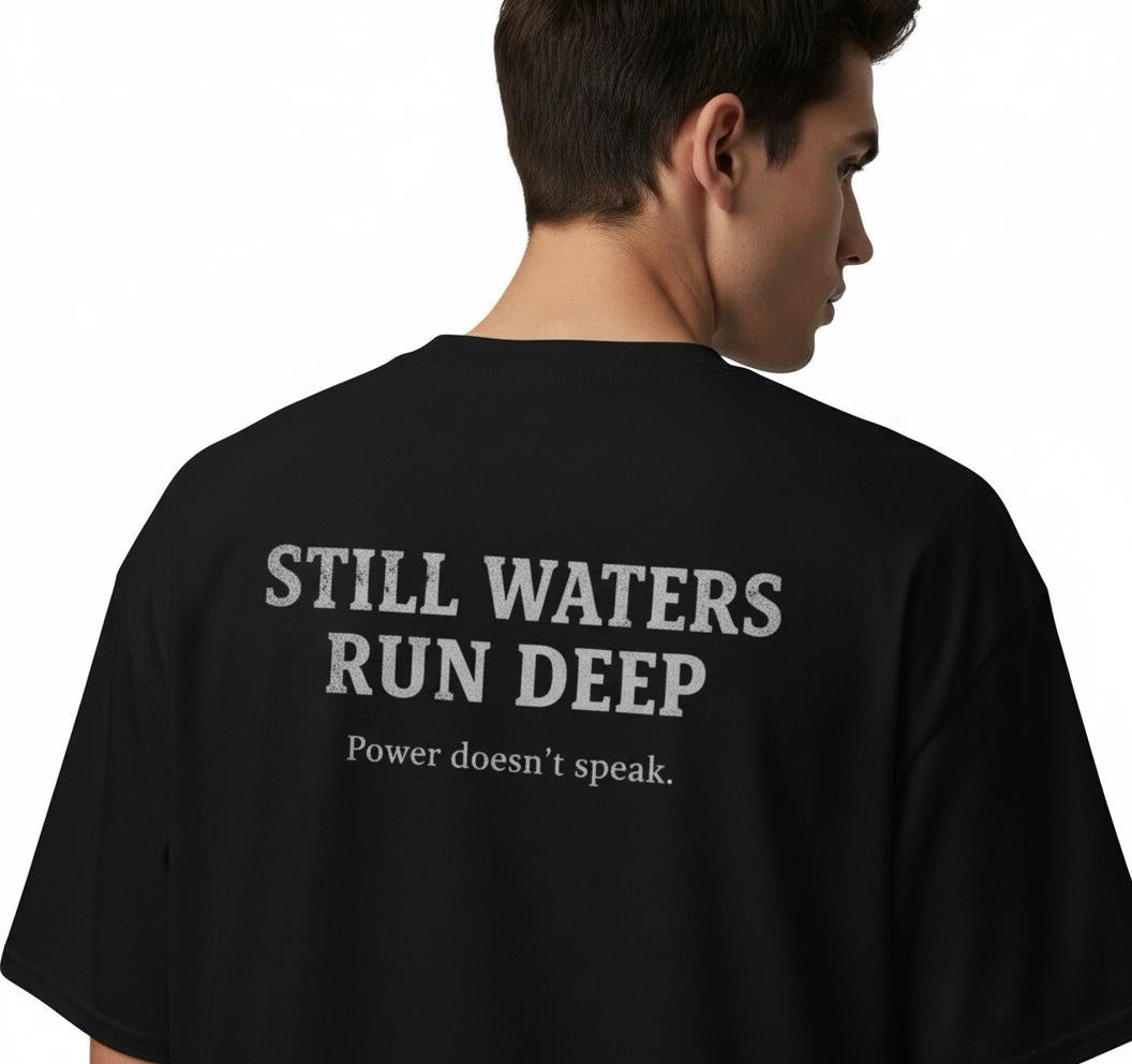 ‚Still Waters run Deep‘ | Basic Shirt | Men