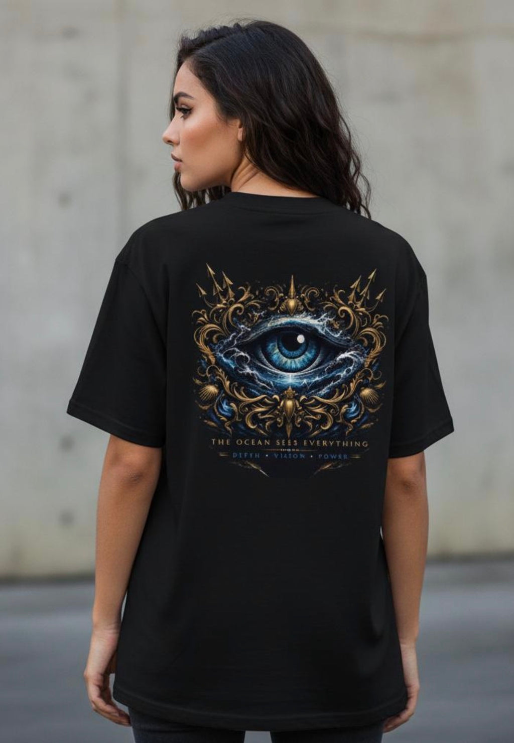 Ocean Eyes Shirt – Calm Power| The Ocean Sees Everything‘