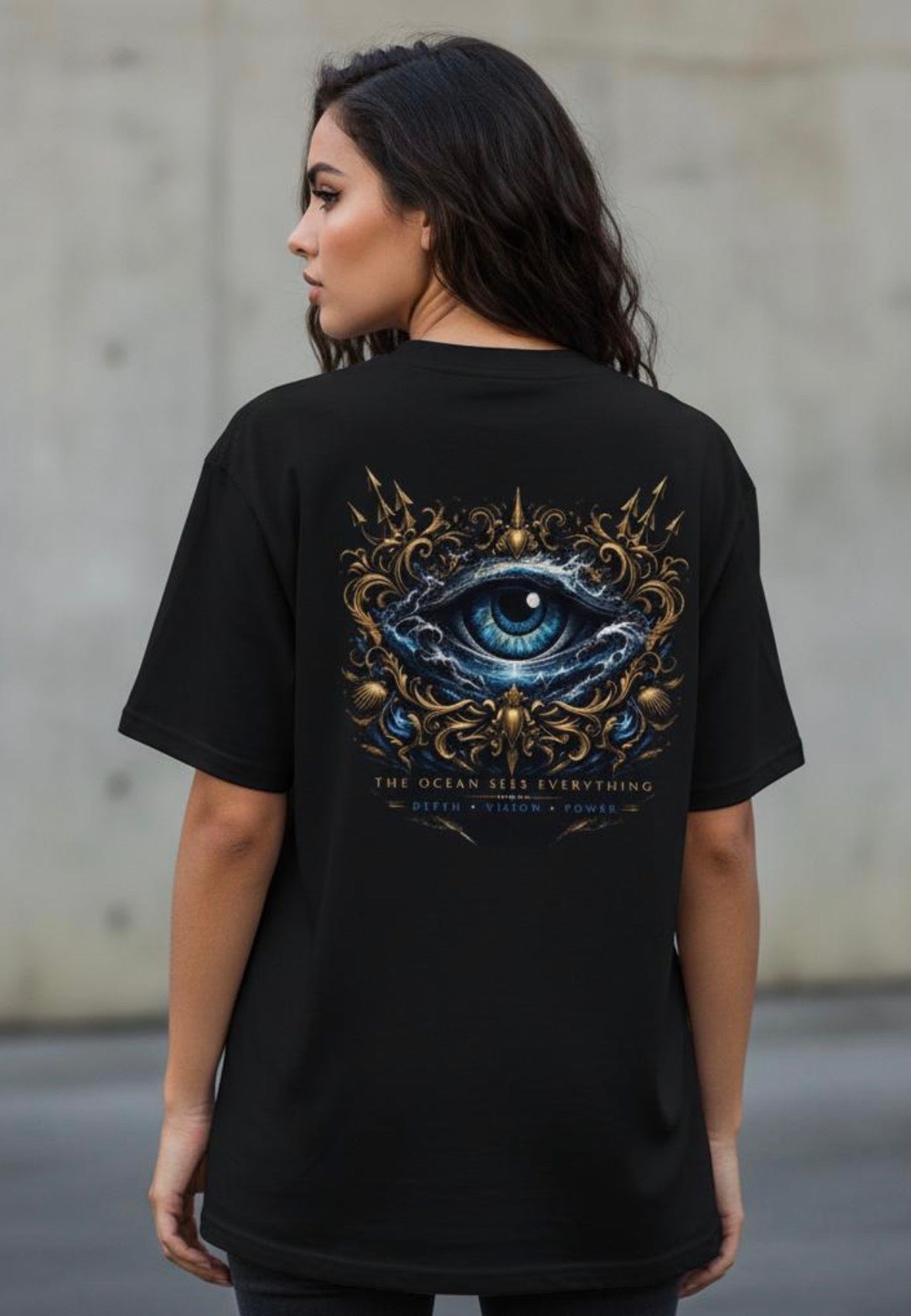 Ocean Eyes Shirt – Calm Power| The Ocean Sees Everything‘