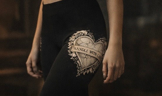 ‚Handle with Care‘ Leggins | High Waist