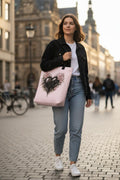 Rose Heart Tote Bag | Dark Feminine Aesthetic Stofftasche