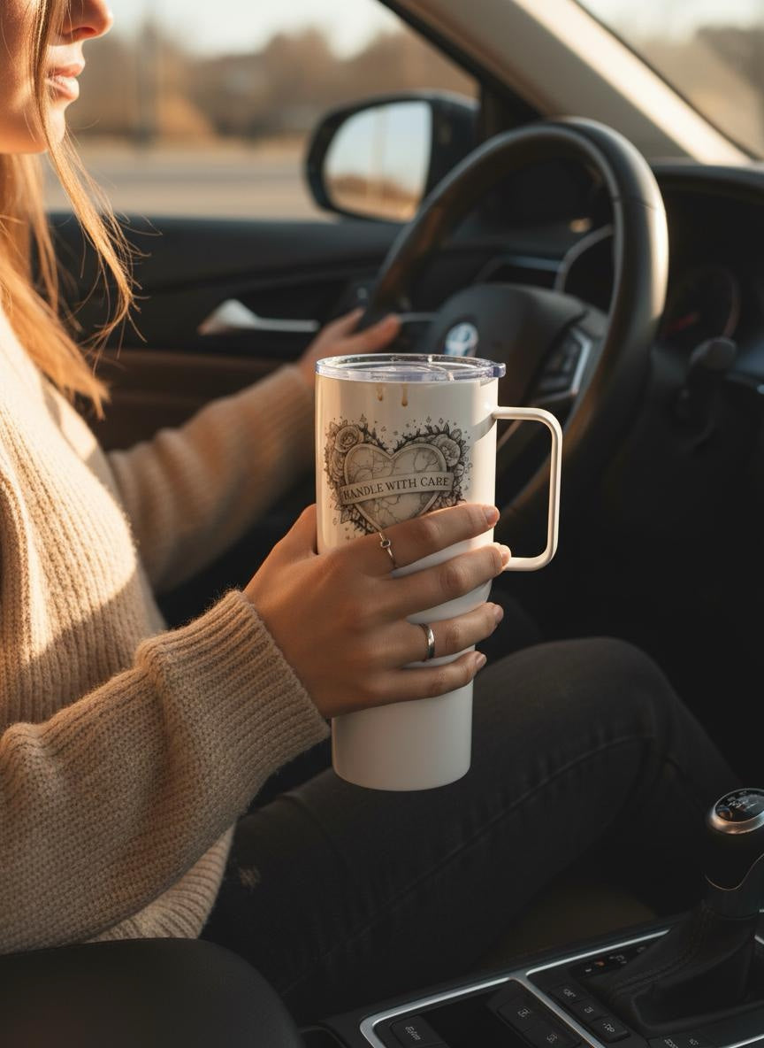 Handle with Care | Travelmug