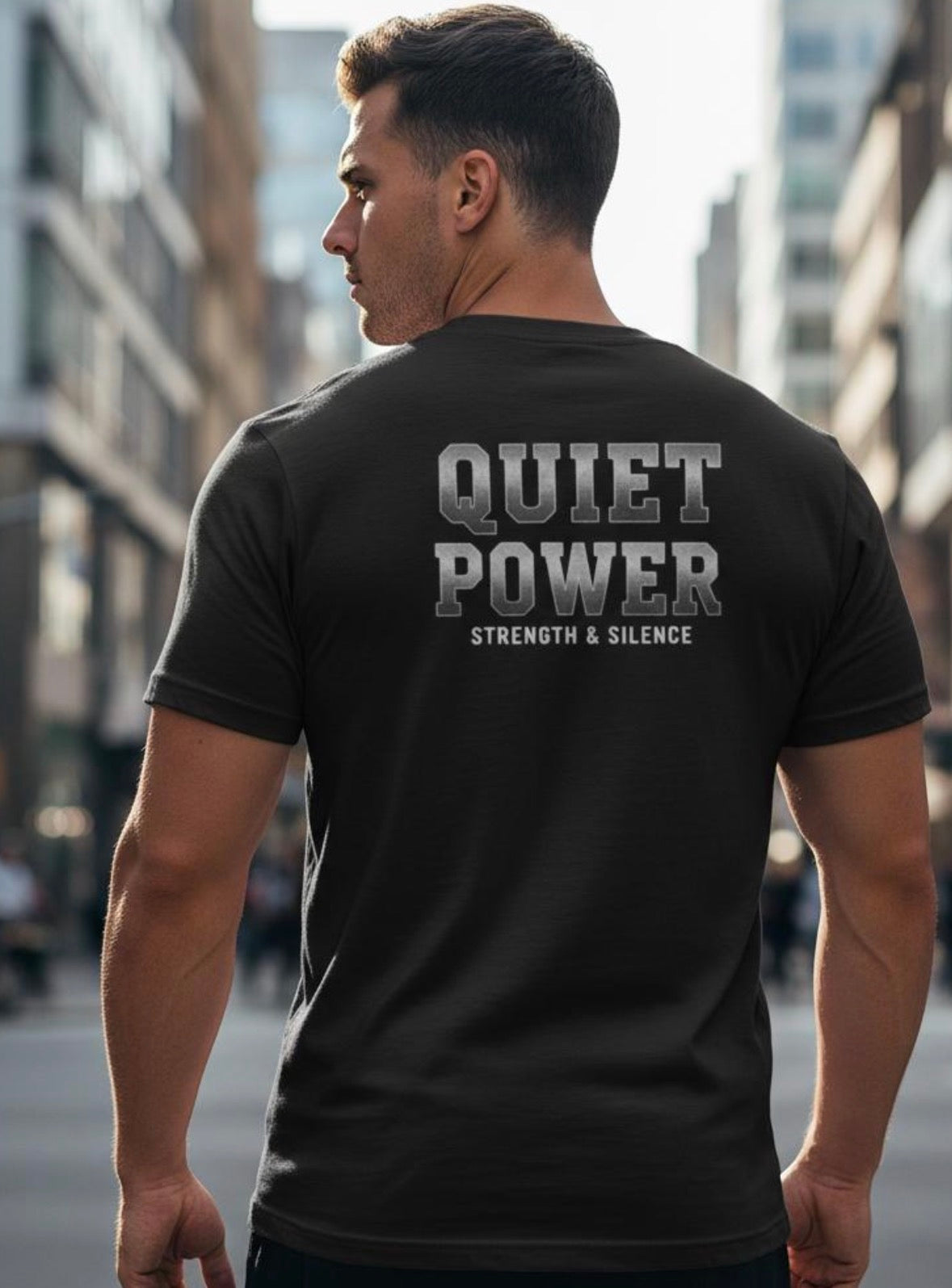 Quiet Power Shirt Men | Steady Energy T-Shirt |