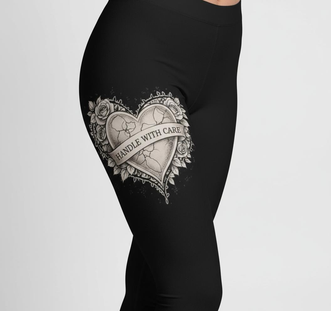 ‚Handle with Care‘ Leggins | High Waist
