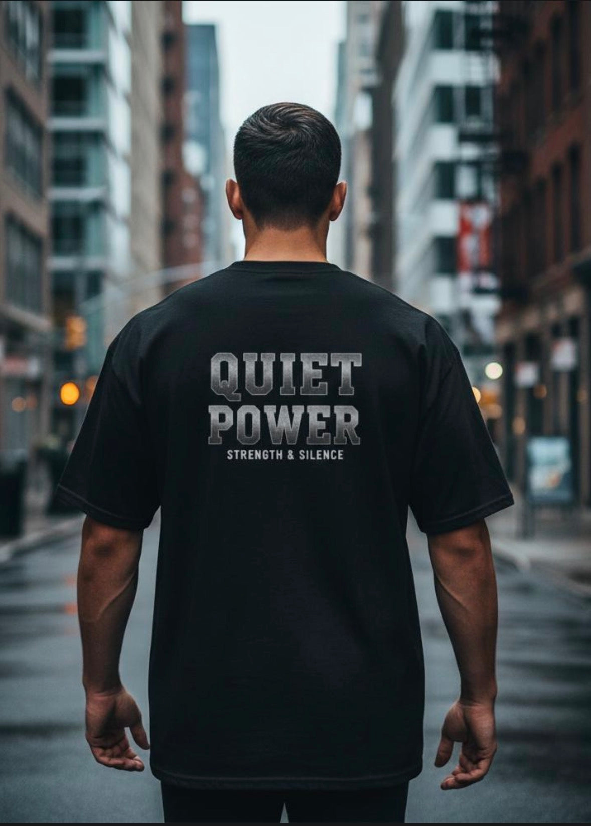 Quiet Power Shirt Men | Steady Energy T-Shirt |